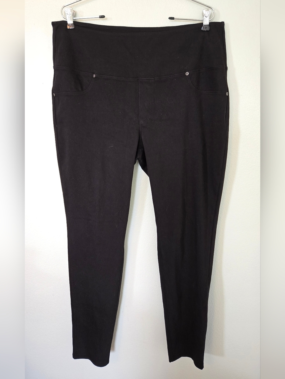 Ruby Ribbon | Black Stretchy Slim Leg Pants Size XXL